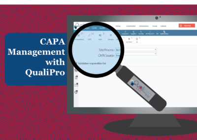 CAPA Management with QualiPro